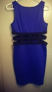 Stomach cutout mini dress